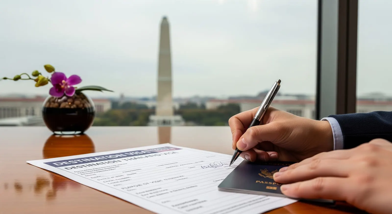 Washington D.C. — applying for the Destination Thailand Visa from United States