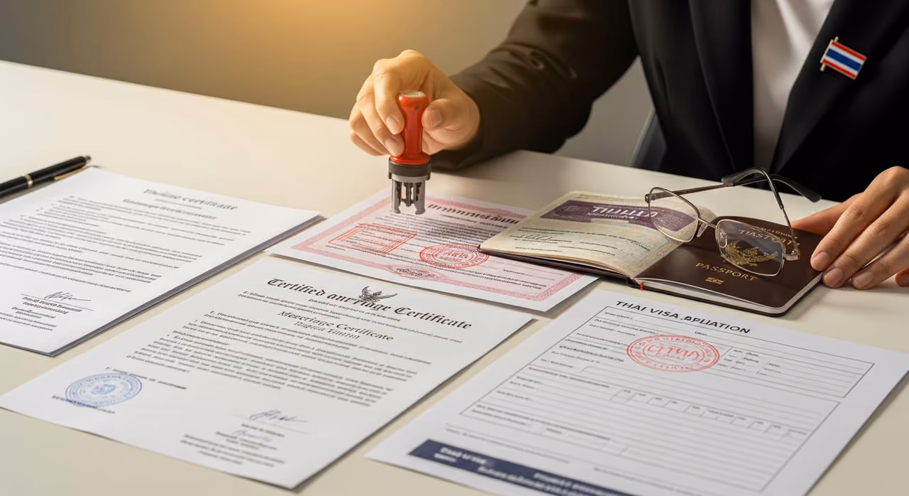 Traducción certificada y legalizada del certificado de matrimonio